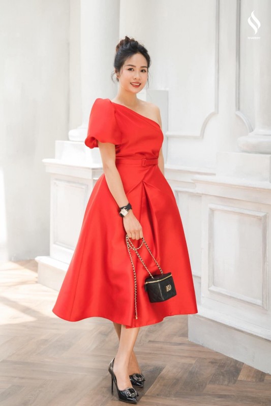 VÁY LỆCH VAI